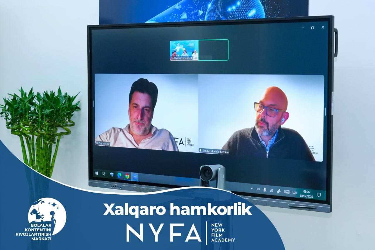 Nyu-York kino akademiyasi rahbariyati bilan onlayn muloqot bo‘lib o‘tdi - 1