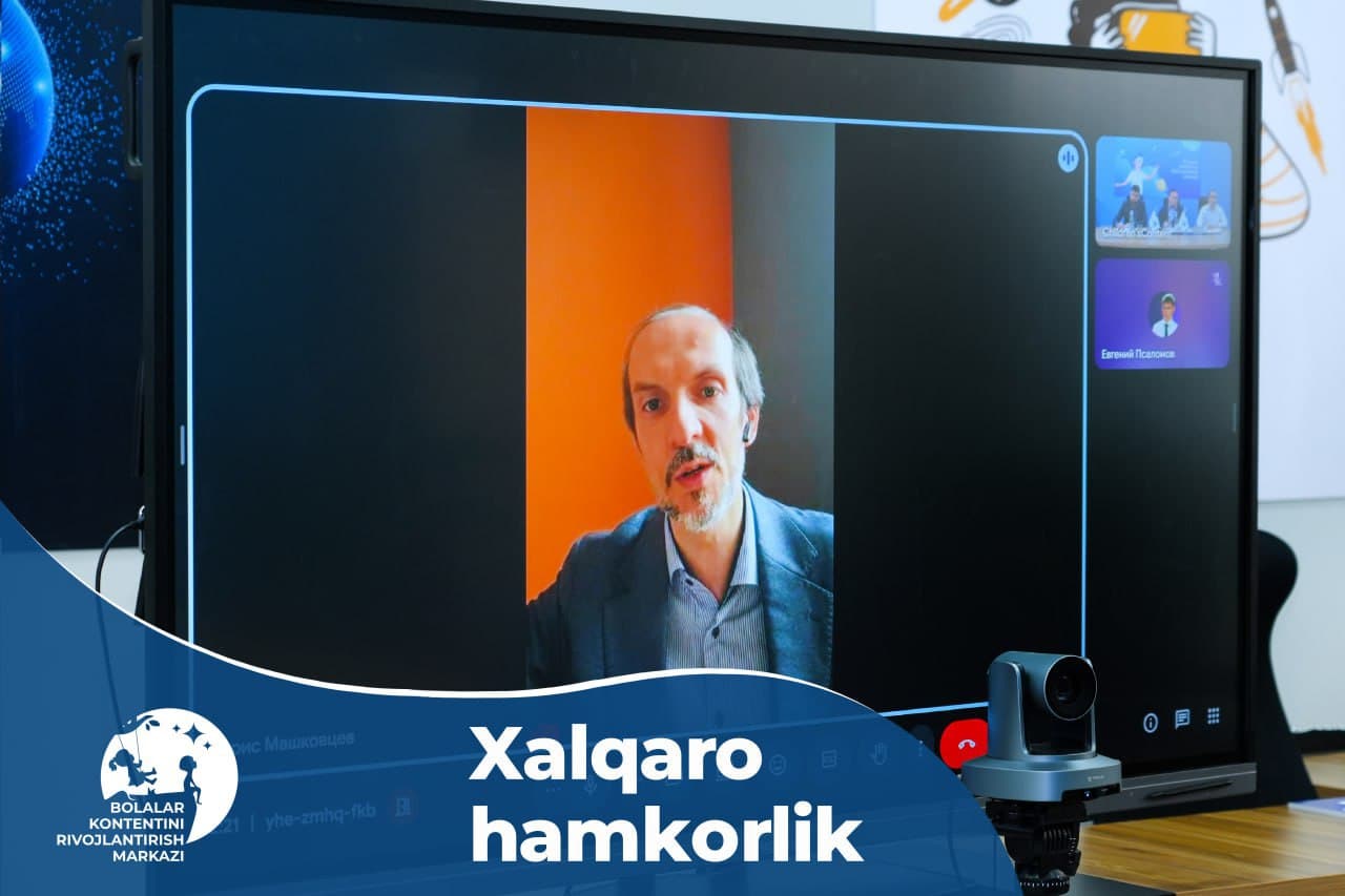 “Soyuzmultfilm” studiyasi rahbari Boris Mashkovsev bilan onlayn muloqot bo‘lib o‘tdi. - 1