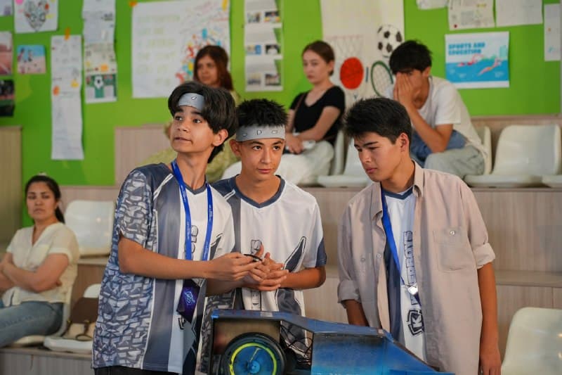 “IMPULS” — robotlar va orzular to‘qnashgan filmning tasvirga olish jarayonidan fotolavhalar. - 8