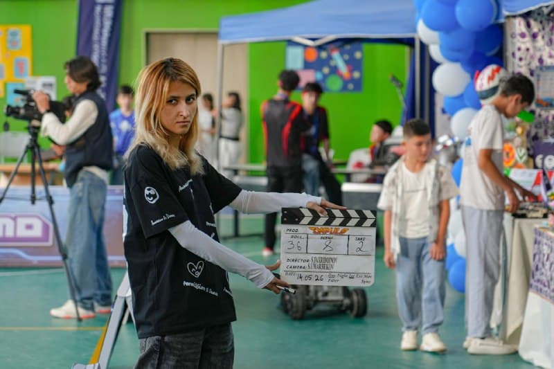 “IMPULS” — robotlar va orzular to‘qnashgan filmning tasvirga olish jarayonidan fotolavhalar. - 9