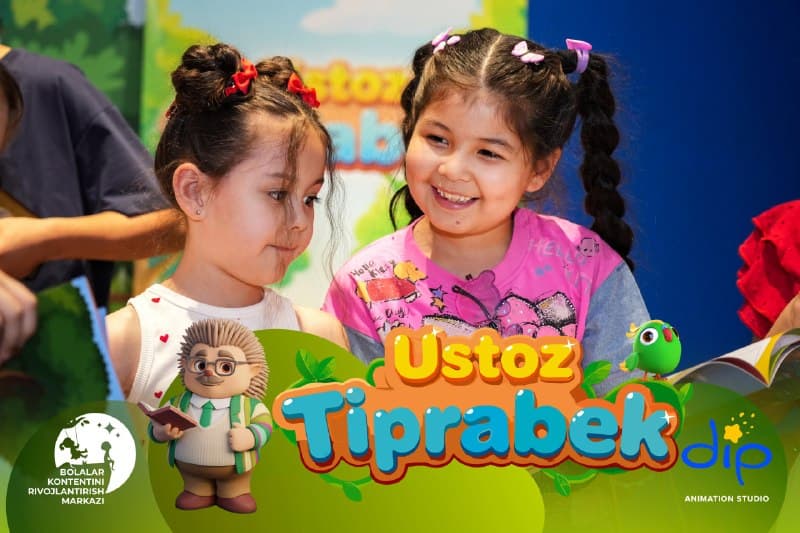 “USTOZ TIPRABEK” — o‘zbekistonlik bolalar uchun yangi multserial! - 1