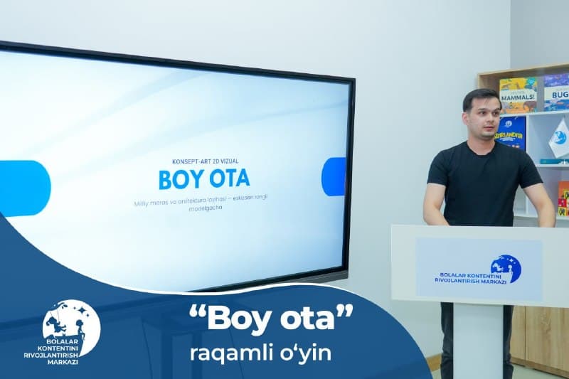 Bolalar kontentini rivojlantiriş markazi faoliyatining muhim yönalişlaridan biri – bolalar uçun raqamli öyinlar işlab çiqariş hisoblanadi. - 1