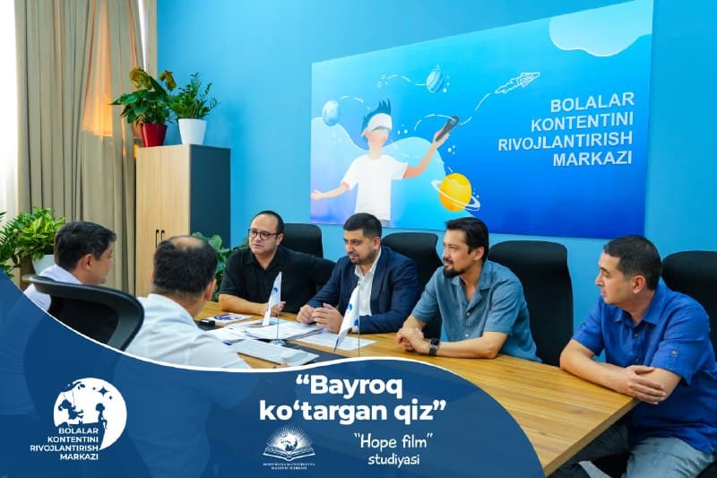Markazda “Bayroq koʻtargan qiz” badiiy filmi ijodkorlari bilan uchrashuv boʻlib oʻtdi - 1