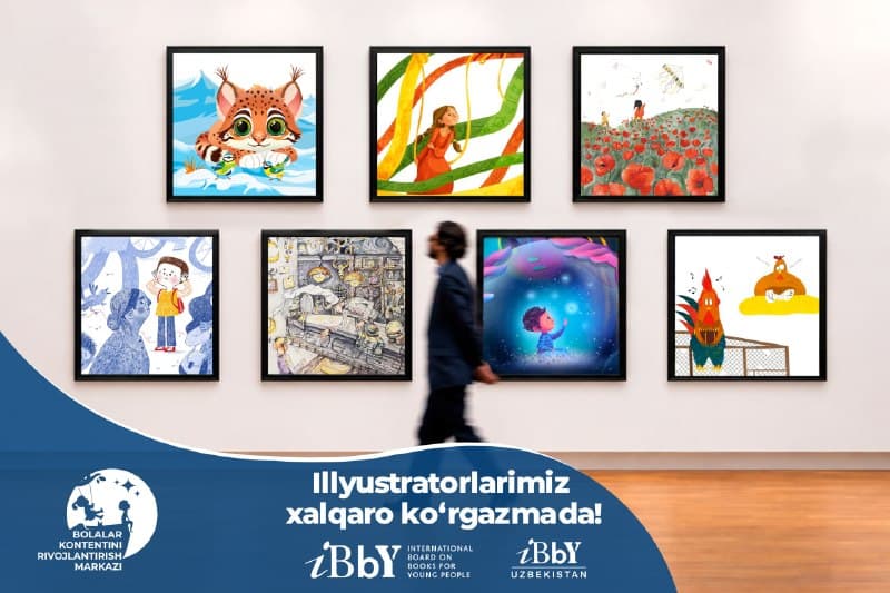 Özbek illyustratsiyalari ilk bor xalqaro biyennaleda! - 1